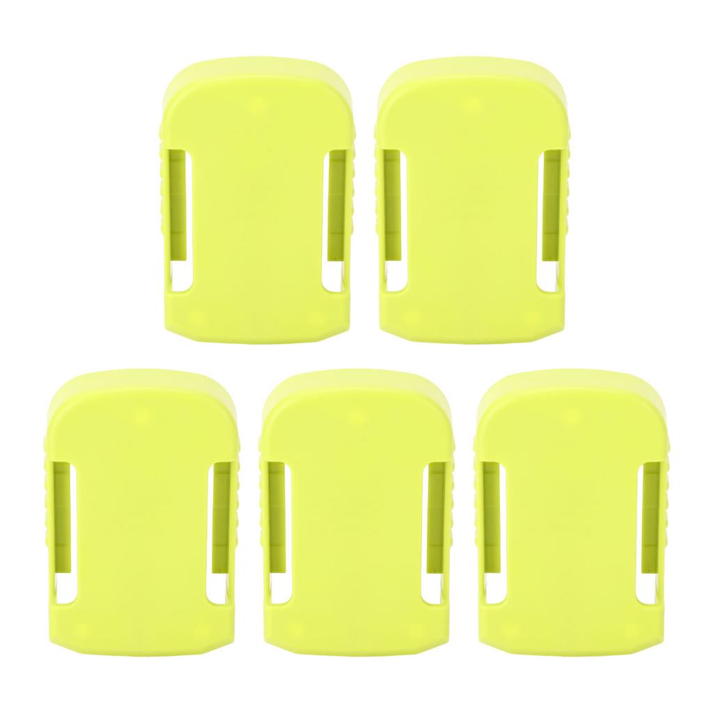 5 Set Battery Holder Green Battery Mount Adapter Dock Holder Suitable for Worx WU172 WU279 WU388 WE270 WE389