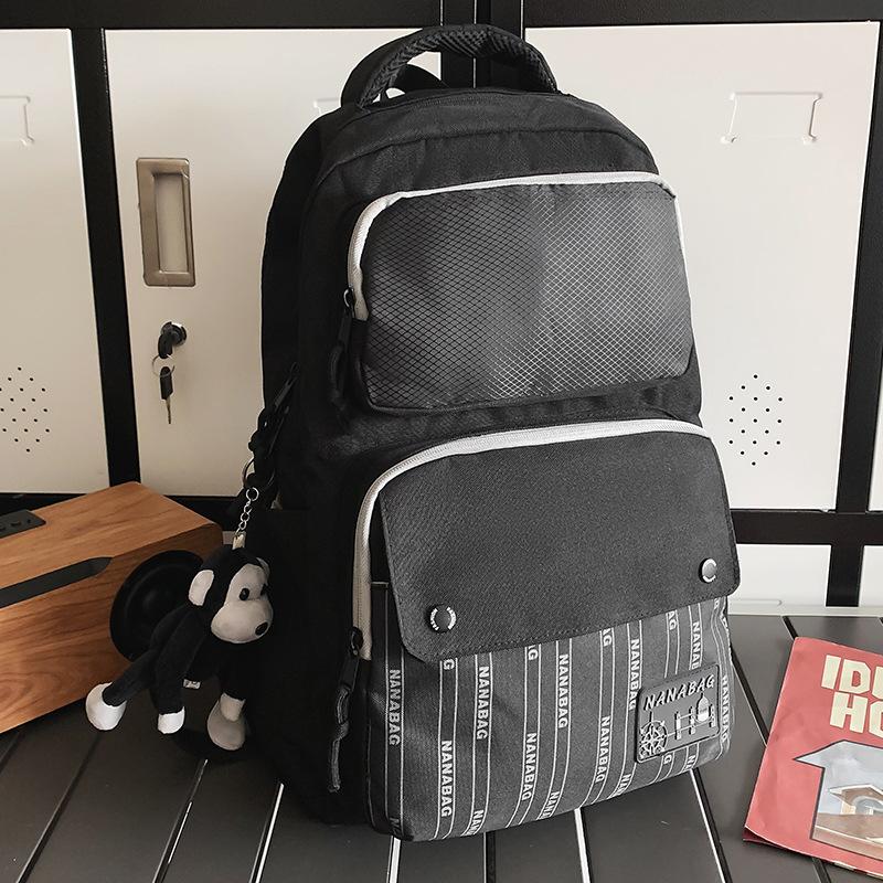 Rucsac Școlar Primar pentru Fete în Culori Contrastante cu Capacitate Mare Rucsac pentru Elevi de Școală Gimnazială și Liceu pentru Băieți