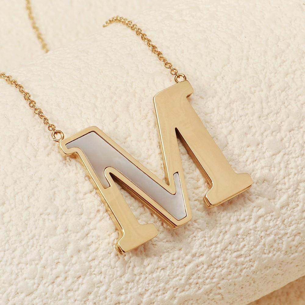English Letter English Letter Necklace Combination Name Couple Clavicle Chain  Unisex