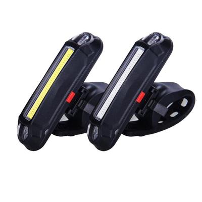 LED Bike Tail Lamp Multi Mode Bicycle Cycling Warning Light Waterproof USB Rechargeable Automatic Shut-Down Front Rear Light