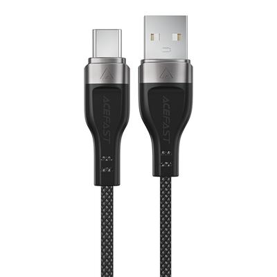 USB-A - USB-C 3A Cable with Magnetic Organizer 1.2m - Black