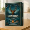 American Hunting Advent Calendar 2025 24 Days Christmas Countdown with 2D Hunting-Themed Surprises And Mini Survival Charms
