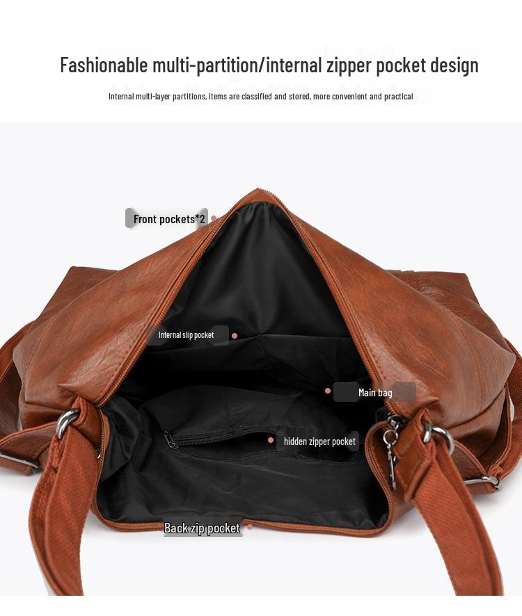 Women's Large Capacity Trendy 2025 Tote Crossbody Backpack