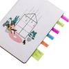 2 pezzi/set Blocco Note Adesivo Kawaii Carino Blocco Note Cancelleria Adesivo Note Adesive Fluorescenti Cancelleria per Ufficio e Scuola