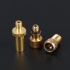 Universal Brass Bicycle Valve Adapter Presta Schrader Dunlop Converter Multi-Type Inflation Adaptor For Bike Pump Inflation
