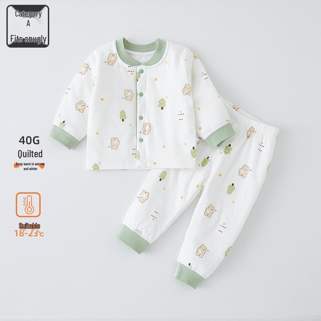 Korean Style Thickened Velvet Baby Coat for Boys and Girls - Autumn/Winter Solid Color Toddler Top