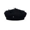 Poesiedame BOW BERET IN BLACK