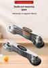 Stainless Steel Magnetic Measuring Spoons: 9-Piece Double-Ended Set for Baking & Seasoning in Home Kitchen