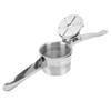 Lemon Squeezer Stainless Steel Long Handle Hand Held Juice Press Juicing Tool for Kitchen Silver