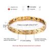 Fashion Zircon-inlaid Titanium Steel Four-in-one Magnetic Trend Bracelet Jewelry