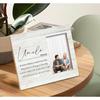 SRADMO Uncle Definition Picture Frame - Best Uncle Gifts 10x8 inch Tabletop Photo Frame for Father's Day, Birthday, Thank You Gifts