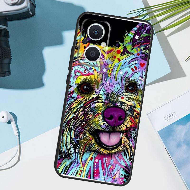 

Чехол для телефона OPPO Reno 14 Pro 10 11 12 13 14F 13F 12F 11F 7 8 Lite с изображением собаки Йоркширский терьер, Чехол для OPPO Find X9 X6 X5 X8 Pro OPPO Find X5 Pro