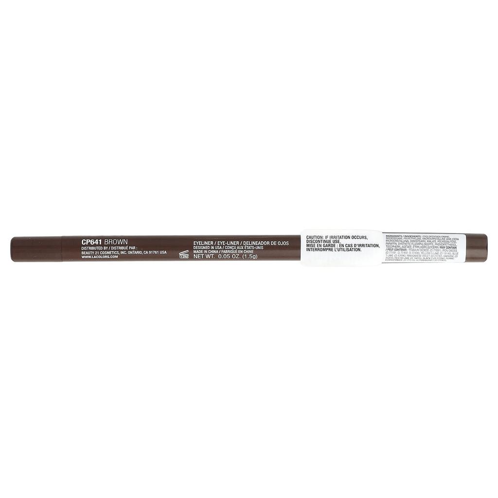 L.A. Colors Gel Eyeliner, CP641 Brown, 1.5 g (0.05 oz)