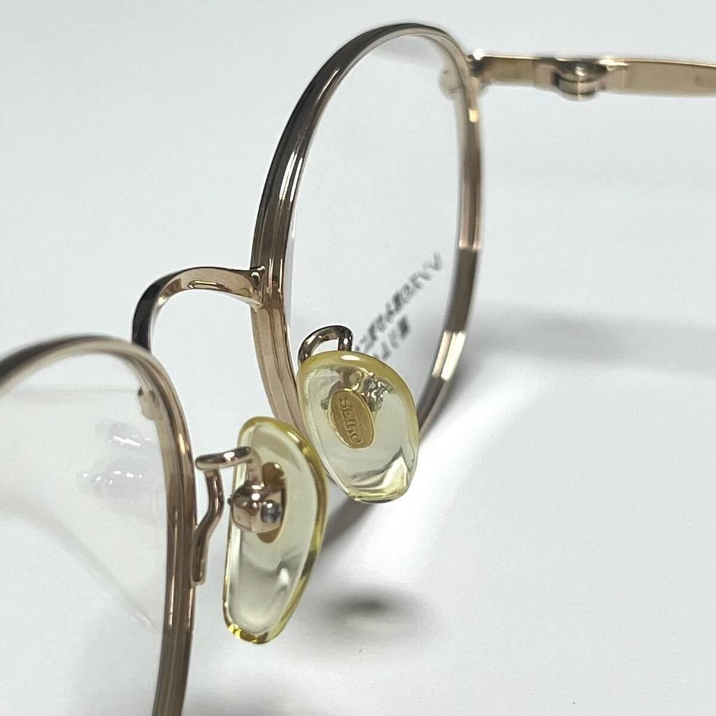 Used SEIKO Domestic Vintage Eyeglasses Frame Glasses Round Type EL-0874 GOLD Gold Women's Eyewear 4819-140