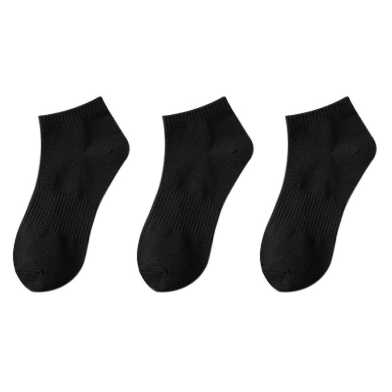 10 Pairs Plain White Black Short Socks Unisex Cotton Sport Ankle Socks for Women Men