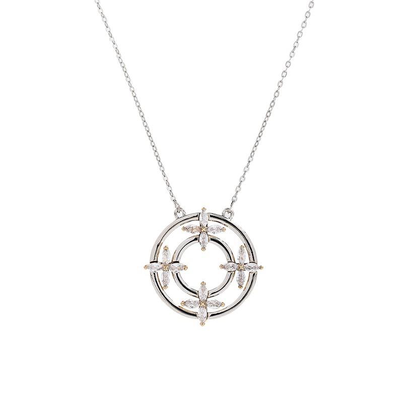Clover Set Jewelry 4-piece Set Fashion Temperament Micro-inlaid Zircon Necklace Fashion Versatile 2026