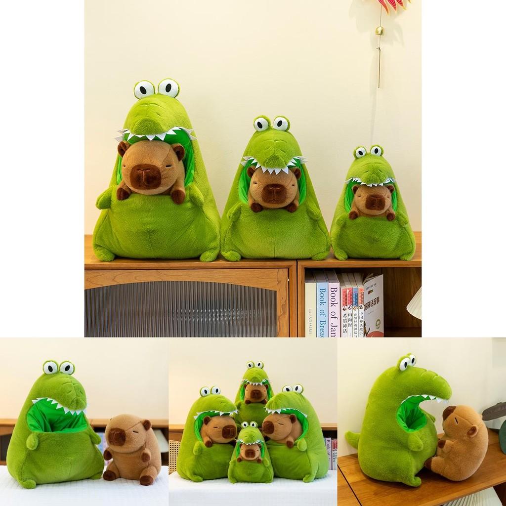 Crocodile Capybara Plush Doll Childrens Animal Cartoon Animation Toy Cotton Pp
