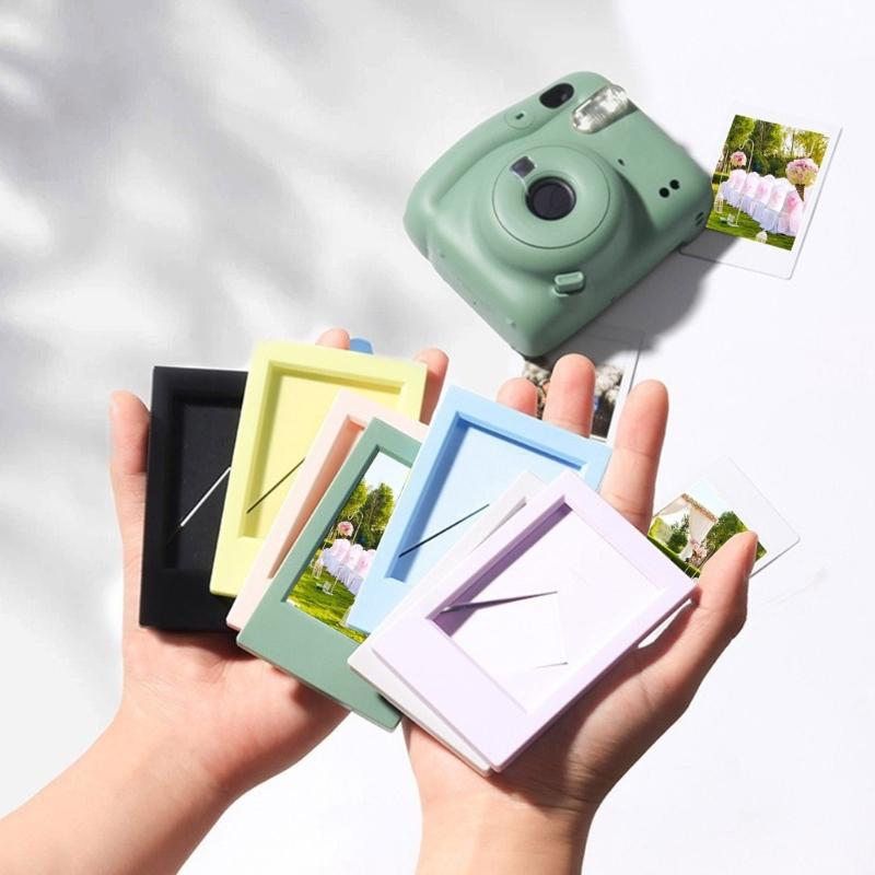 3Inch Minimalists Instantly Photo Frame Light ABS PP Materials Easy Installation For Desk Table Decorations 4pcs
