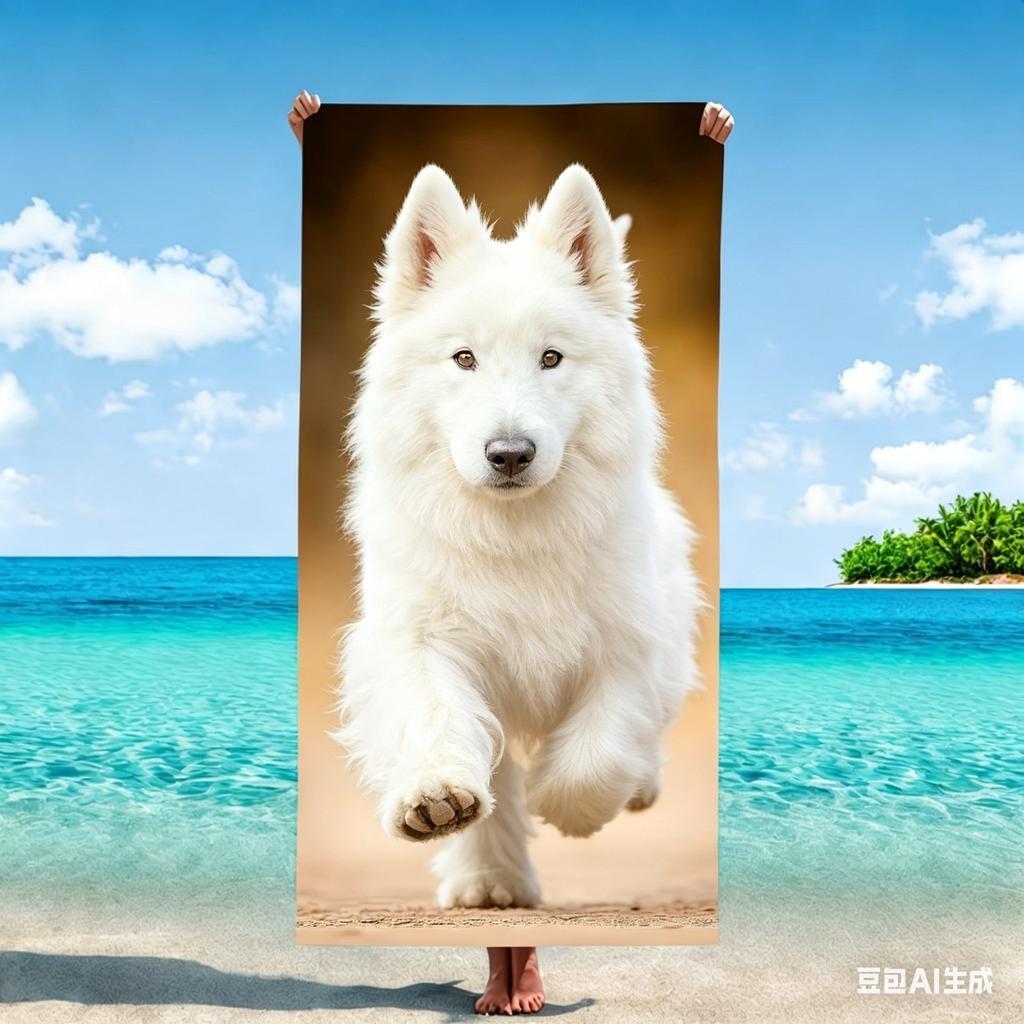 Oversized Scottish Terrier Beach Towel Large Dog Print Microfiber Bath Towel Quick Dry Sand Free Giant XL Swim Blanket Pool Mat