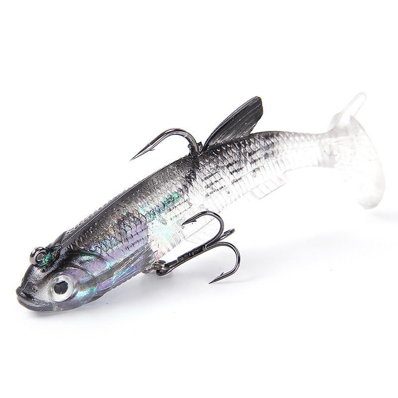 Silicone Soft Lures Worm Fishing Baits Bass Trout Shad Bait Crank Swim Bait