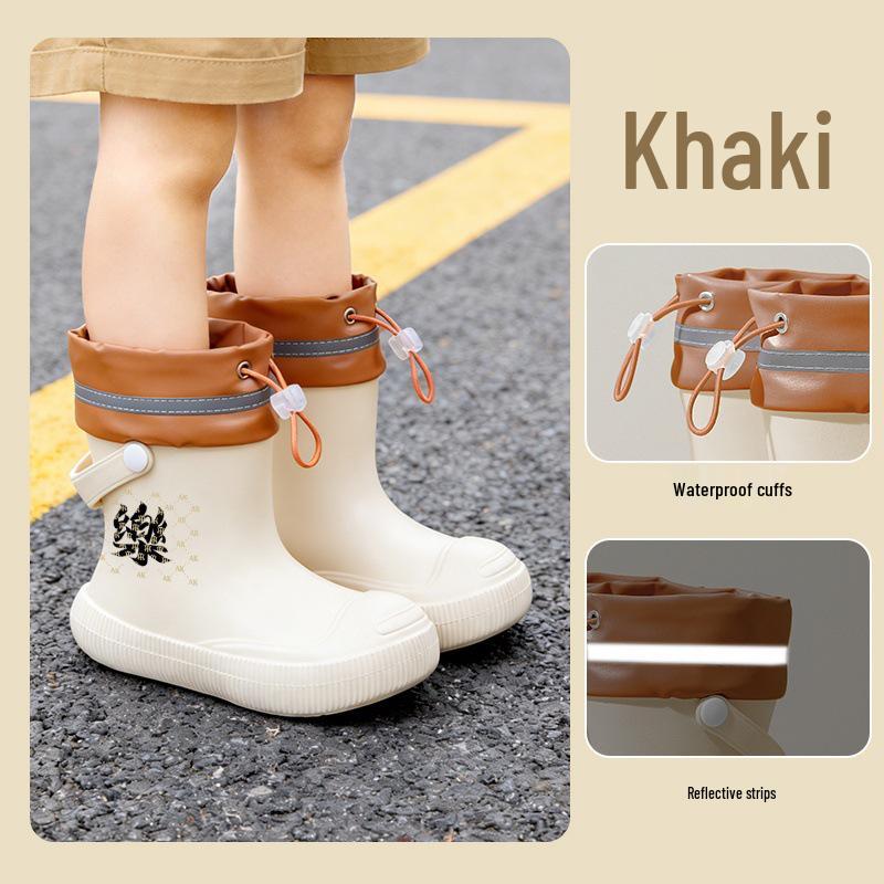 2026EVA Niedliche Cartoon-Gummistiefel für Kinder: Wasserdichte Gummischuhe für Mädchen