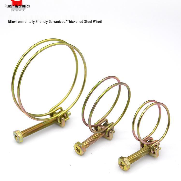 Galvanized Double Steel Wire Clamp for Hoses
