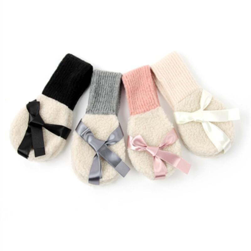 Милые флисовые наушники black