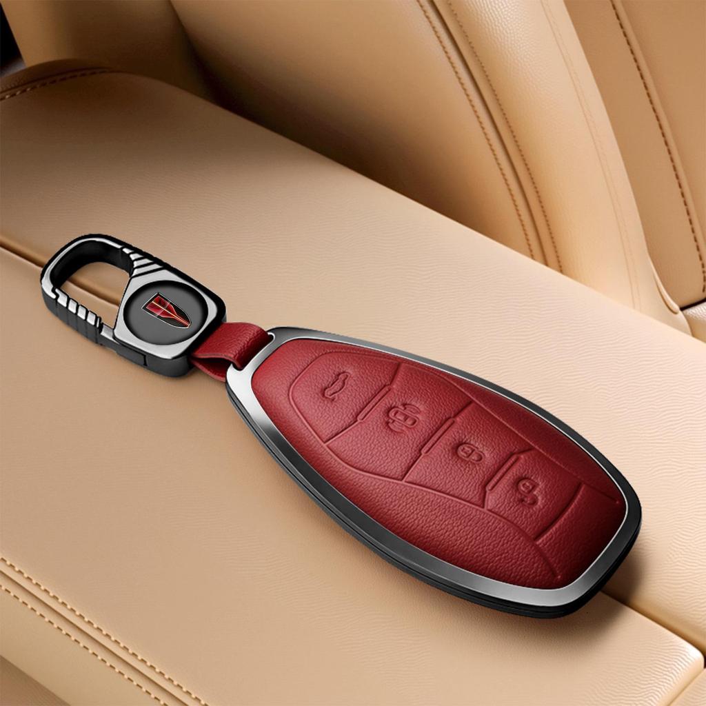 Luxury Key Cover for Hongqi HS5, HS7, H9, H5 - Premium Men's Car Key Shell