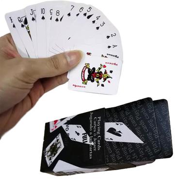 High Quality 1 Set Tiny Playing Cards Portable Travel Playing Cards Poker Games Collection Magic Poker Creative Gift