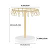 Portable Claw Clip Organizer Metal Hair Clip Holder Storage Display Stand for Women and Girls In Bedroom or Bathroom