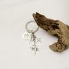 DIY Creative Metal Star Moon Pendant Keychain and Bag Decoration