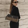 Stylish Quilted Rhombus Lock Faux Suede Loaf Bag Crossbody Shoulder Daily Commute