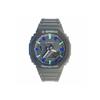 CASIO Men Liquid Crystal,Analog Dual Display Series Gray Watch GA-2100-1A1(Watch3--)