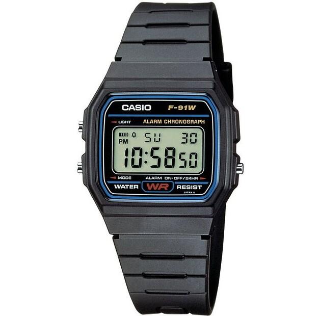 Часы Casio F-91W-1YEF One Size