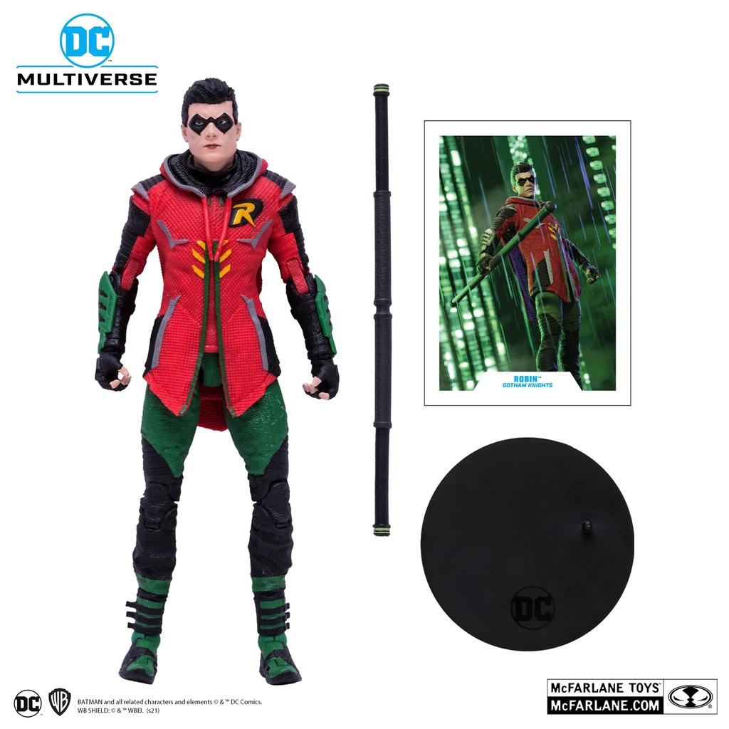 DC Multiverse DC Comics Gotham Knights Robin 7 Inch Action Figure Red Approximately 18 Cm Tall 15377 #111
