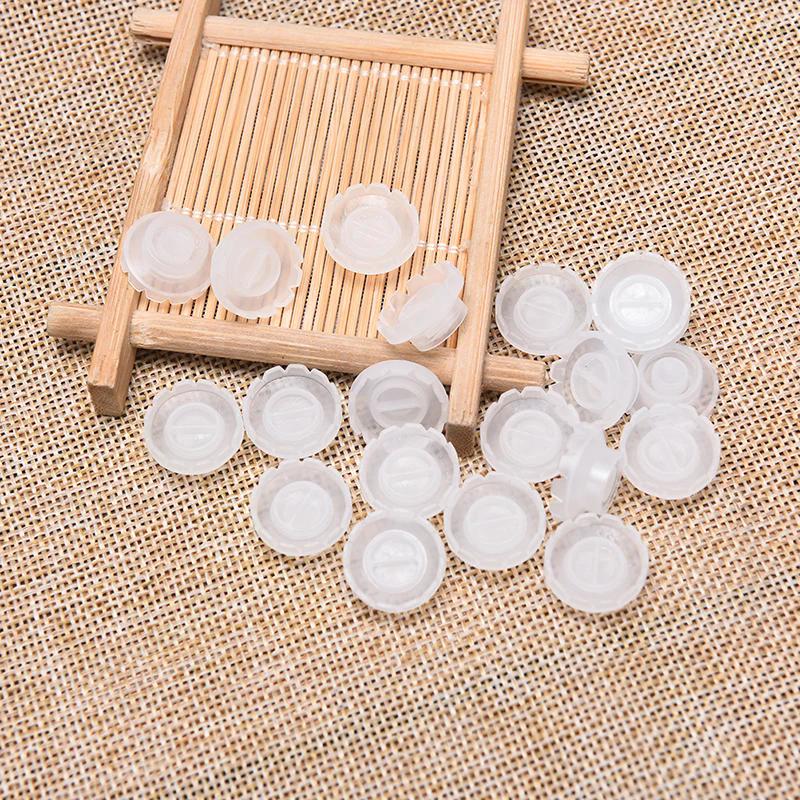 50/100pcs Eyelash Grafting Eyelash Blossom Cup Sun Flowering Glue Holder Ring