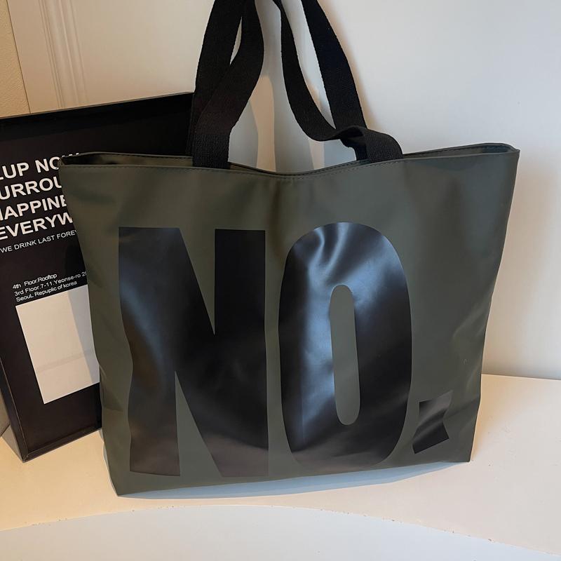 Letter Large Capacity Shoulder Bag Women's Tote Bag