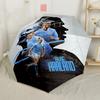 Manchester City Player Portable Automatic Umbrella Retractable Design with 8-Rib Durability Durable Plastic & Iron All-Season Umbrella for Travel