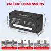 Power Distribution Block Module Heavy Duty Bus Bar 4 Studs Single Row 12-48V Copper Nickel Nylon M6 M8 M10 For Truck Car Boat