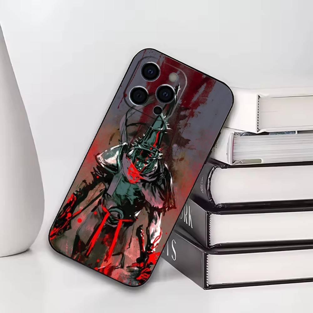 

Game B-Blasphemous Phone Case For iPhone17,16,15,14,13,12,11 Plus,Pro Soft Silicone Black Cover iPhone16se4