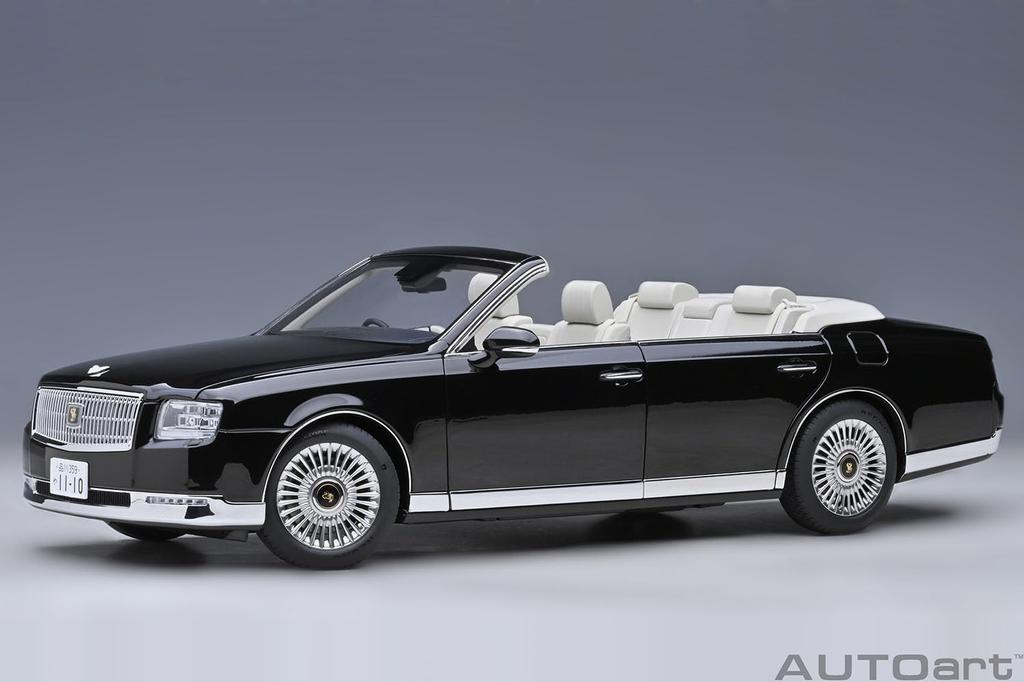 AUTOart Toyota Century Convertible Kamui Eternal Black Finished Product 1/18
