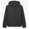 Men S emboSSed Alphabet String Zip Up Hoodie