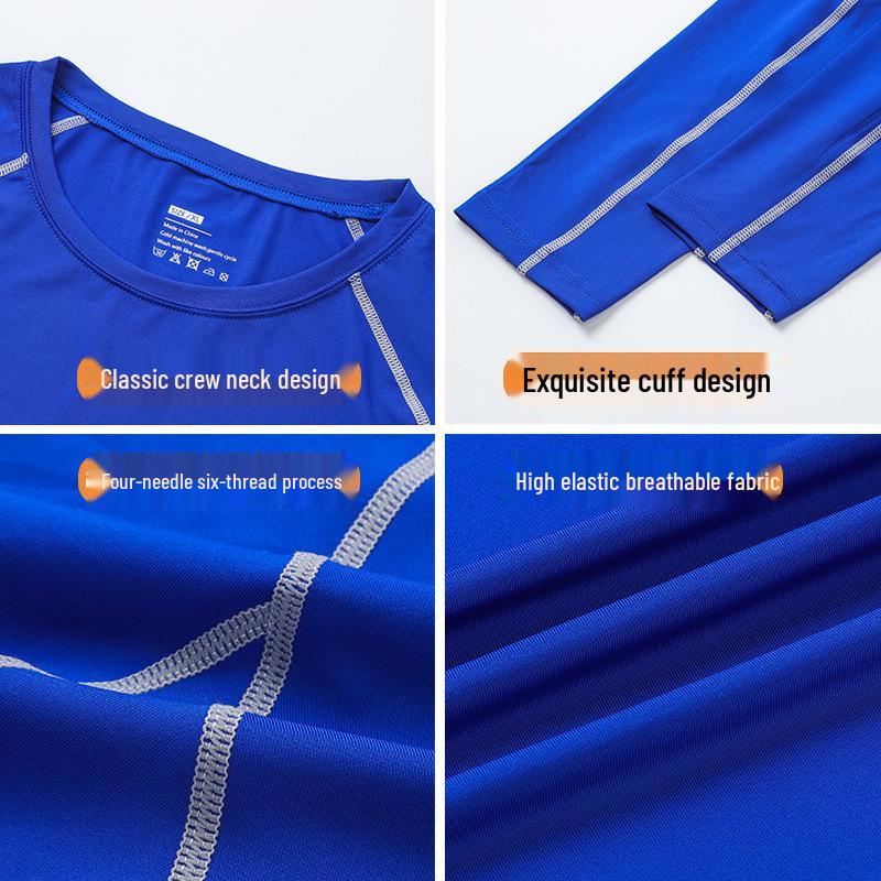 Men's Quick-Dry Breathable Long Sleeve Compression Workout Shirt