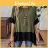 Street Style T Shirt For Women With Pastiche Fabric And Casual Fit For Daily Wear