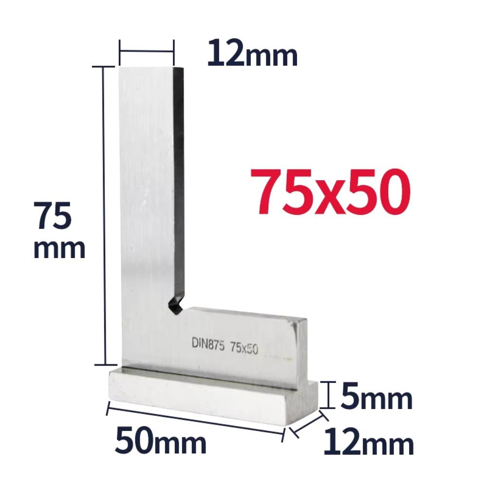90 Degree Carpentry Ruler Stainless Steel Square Angle Ruler Simple Woodworking Measuring Tool