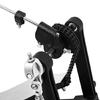 Double Chain Bass Drum Pedal Metal Construction Nonslip Rubber Base Drum Set Part Drum Kick Pedal for Powerful Strokes