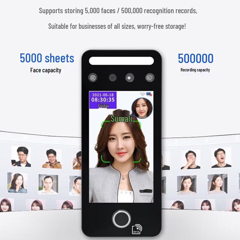 Realand F99Y WiFi Dynamic Facial Recognition Access Control Terminal CN plug (adapter included)