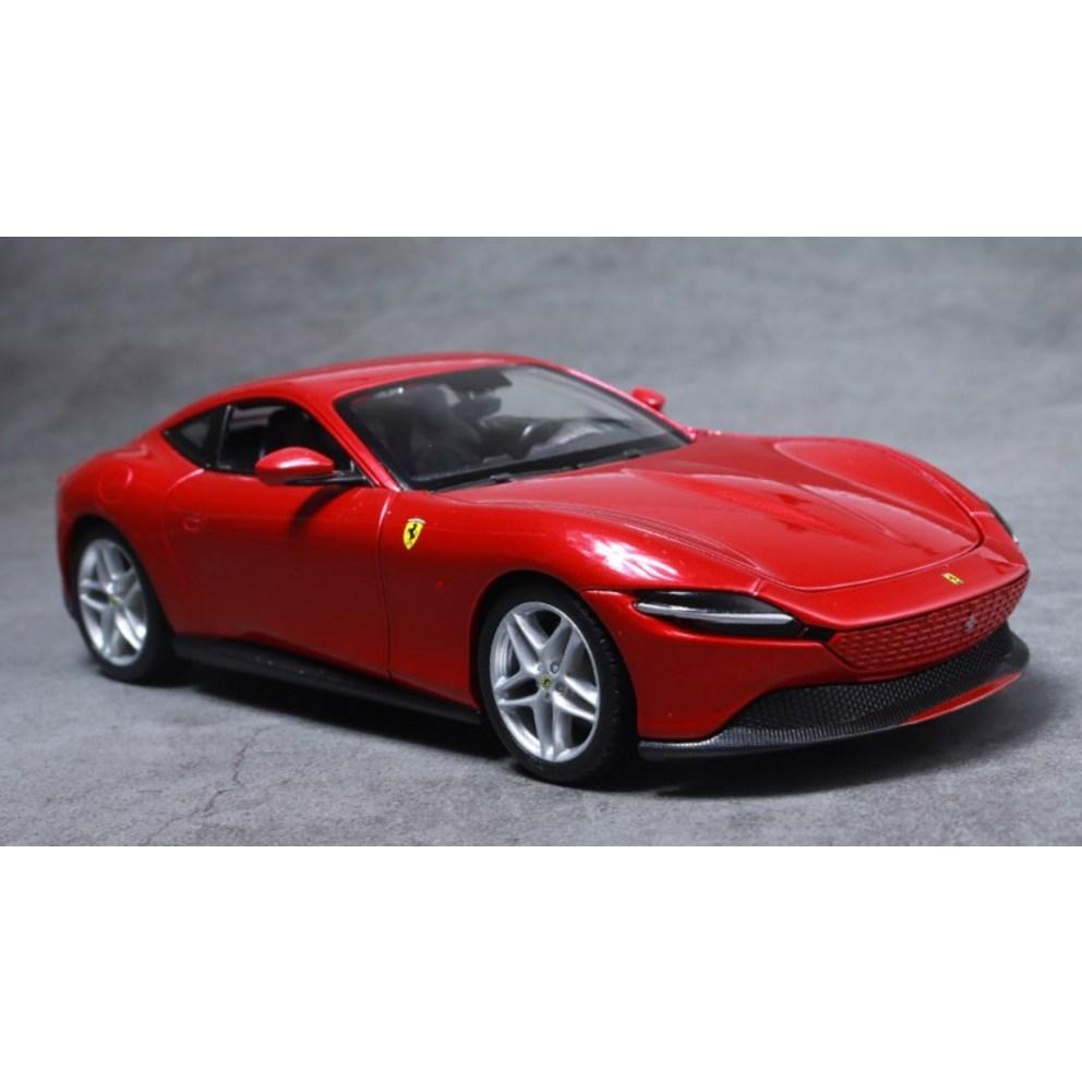 Bburago 1:24 Ferrari Roma Diecast Car, Red, 1pc
