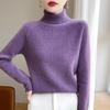 Women's Cashmere Sweater Qinghe Cashmere 30% Cashmere 70% Wool Autumn and Winter Cashmere Thick Pullover Soft and Warm