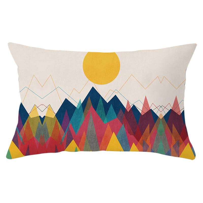 Chinese Style Lumbar  Pillowcase Decorative Sofa Cushion Case Bed Pillow Cover Home Decor Car Cushion Cover Pillow Case 30*50cm